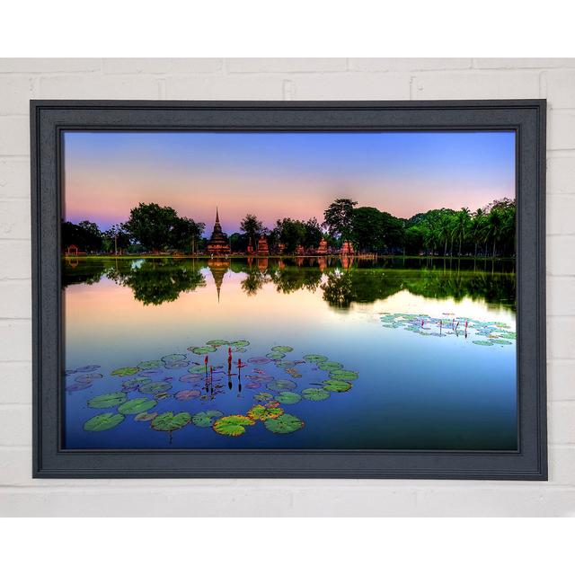 Sukhothai Historical Park Thailand - Single Picture Frame Art Prints Ebern Designs Size: 59.7cm H x 84.1cm W on Productcaster.