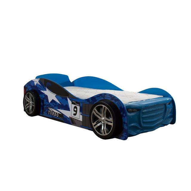 Trypimeni Single (3') Cars Bed Zoomie Kids Colour (Bed Frame): Blue on Productcaster.