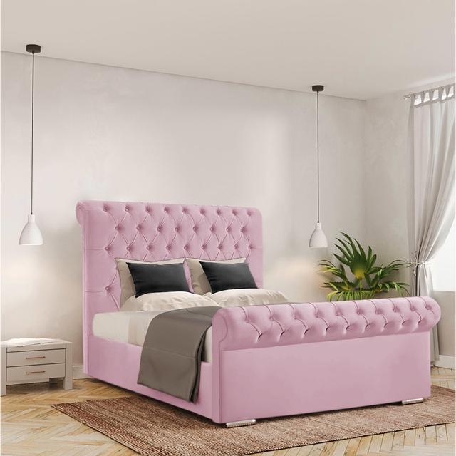 Lester Bed Lark Manor Colour: Pink, Size: Single (3') on Productcaster.