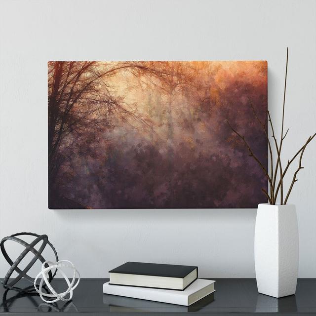 Sunlight Forest Vol.1 - Wrapped Canvas Graphic Art East Urban Home Size: 35cm H x 50cm W x 3cm D on Productcaster.