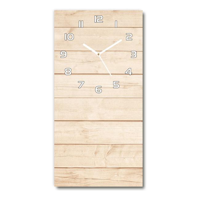 Irimie Silent Wall Clock East Urban Home Colour: Beige/White on Productcaster.