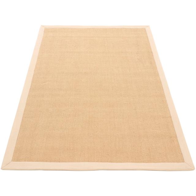 Sisal Handmade Flatweave Beige Rug Carpetfine Rug Size: Rectangle 140 x 200cm on Productcaster.