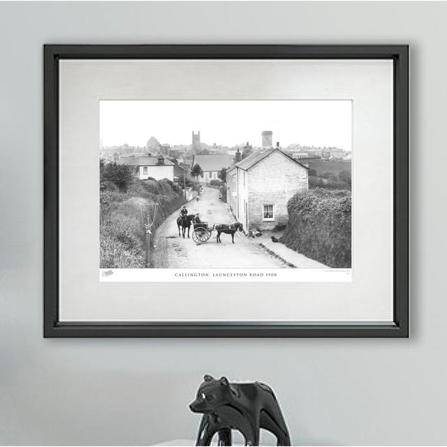 'Callington, Launceston Road 1908' - Picture Frame Photograph Print on Paper The Francis Frith Collection Size: 28cm H x 36cm W x 2.3cm D on Productcaster.