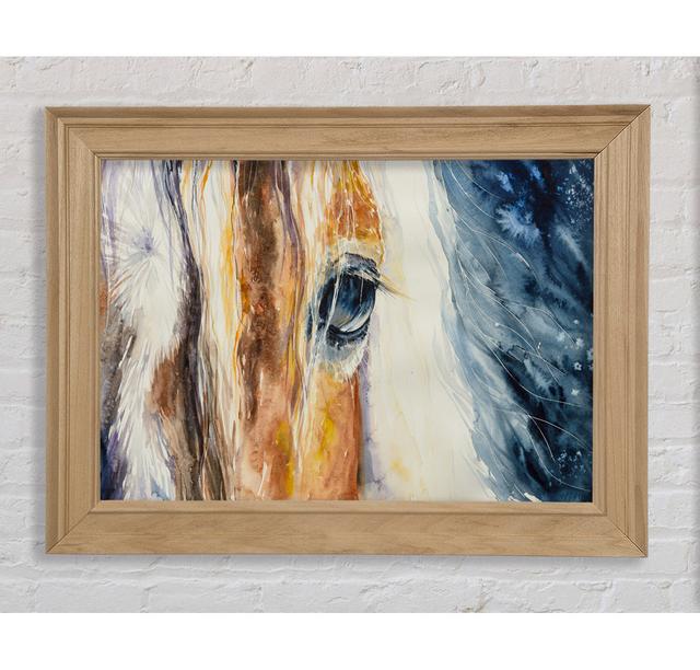 Deep Into Horses Eye - Single Picture Frame Art Prints Bright Star Size: 59.7cm H x 84.1cm W x 8cm D on Productcaster.