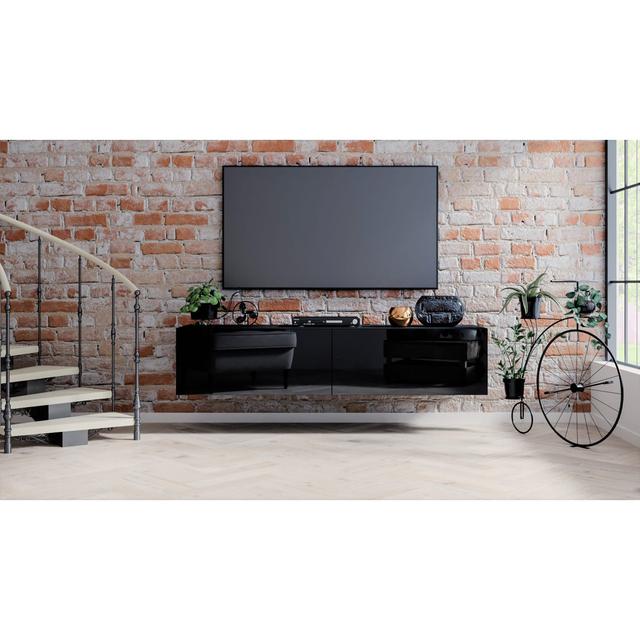 TV- Lowboard Venezia Fur Tvs Bis Zu 55" 4HouseDesign Colour: Black on Productcaster.