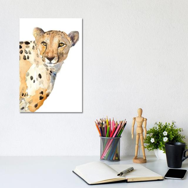 Standing Cheetah by Lanie Loreth - Wrapped Canvas Painting Latitude Vive Size: 30.48cm H x 20.32cm W x 1.905cm D on Productcaster.