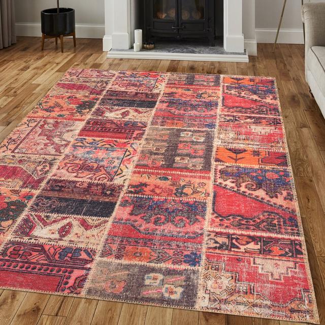 Washable Rugs Loomx 1306 Persian Rug Patterns World Menagerie on Productcaster.