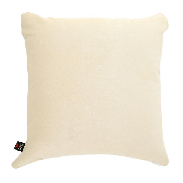 Mirador Square Throw Cushion Ebern Designs Size: Medium, Colour: Cream on Productcaster.