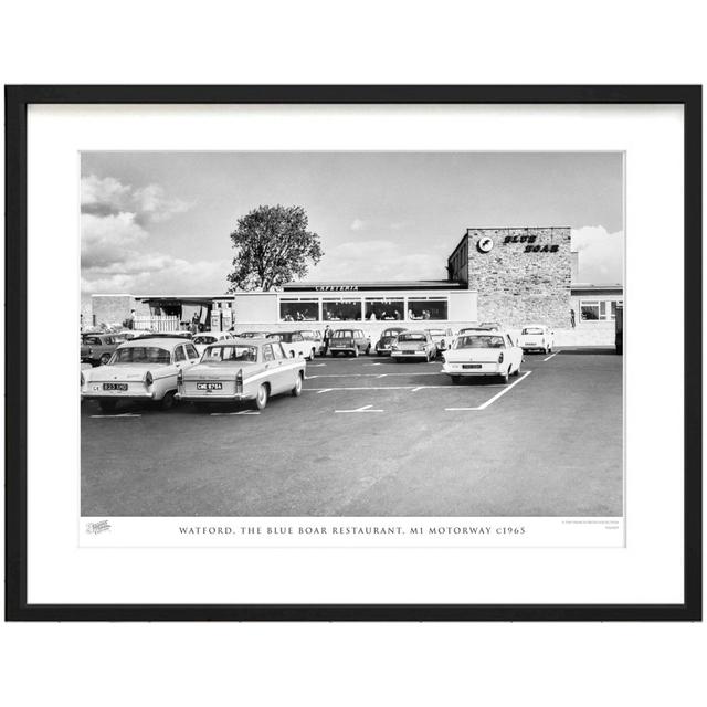 'Watford, the Blue Boar Restaurant, M1 Motorway C1965' - Picture Frame Photograph Print on Paper The Francis Frith Collection Size: 40cm H x 50cm W x on Productcaster.