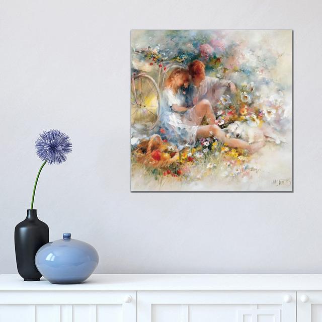 Trip in Spring by Willem Haenraets - Wrapped Canvas Graphic Art ClassicLiving Size: 45.72cm H x 45.72cm W x 1.91cm D on Productcaster.