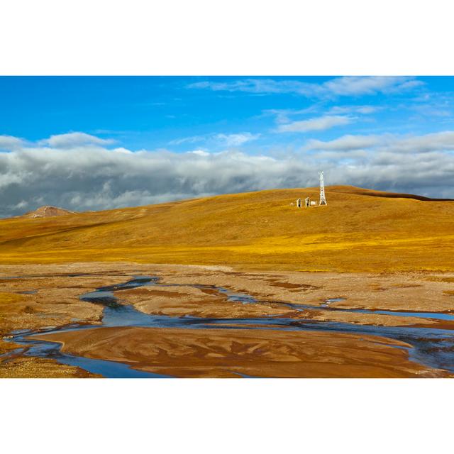 Telecommunications Tower On The Hill by Loonger - No Frame Art Prints on Canvas Alpen Home Size: 30cm H x 46cm W on Productcaster.