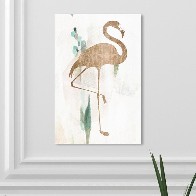 Free Flamingo - Wrapped Canvas Print East Urban Home Size: 38.1 cm H x 25.4 cm W on Productcaster.