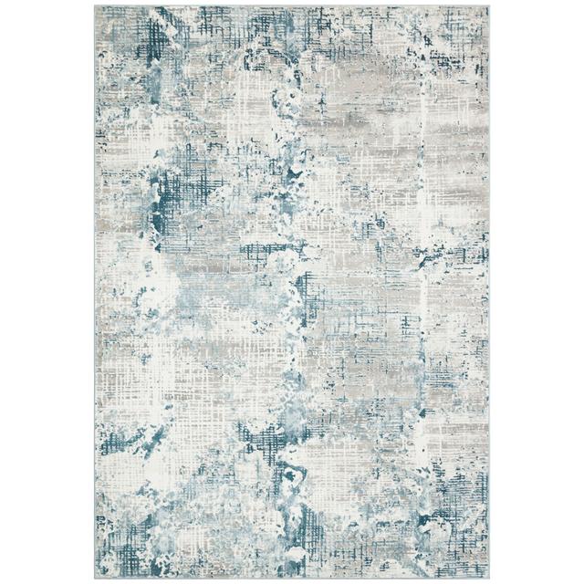 Altaneca Abstract 200cm X 290cm Blue;Light Grey;White Area Rug Williston Forge on Productcaster.