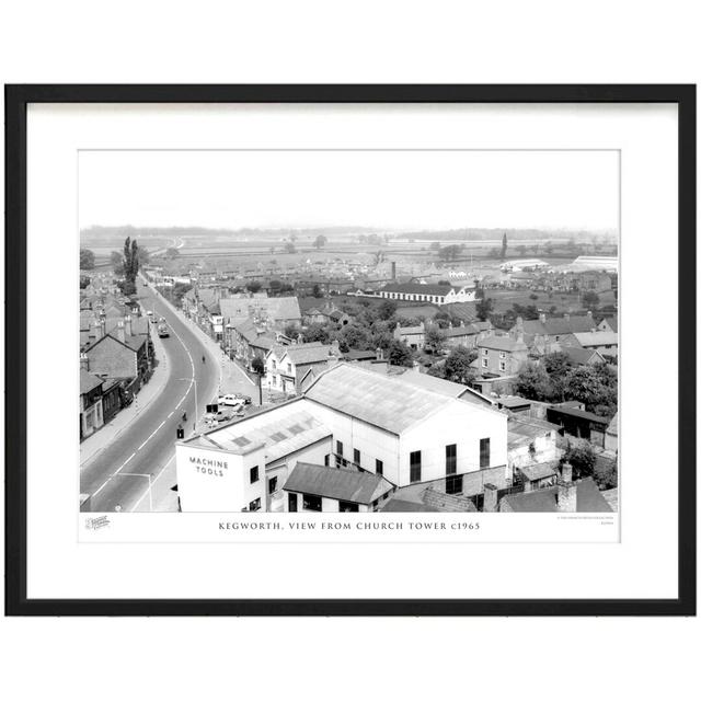 'Kegworth, View from Church Tower C1965' - Picture Frame Photograph Print on Paper The Francis Frith Collection Size: 48.4cm H x 63.6cm W x 2.3cm D on Productcaster.