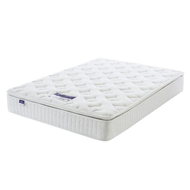 Eco Comfort Luxury Miracoil Pillowtop Mattress Silentnight Size: Double (4'6) on Productcaster.