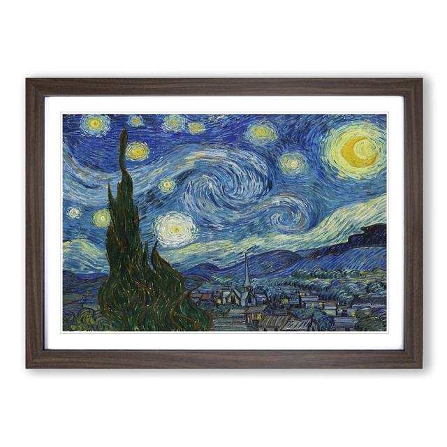 Vincent Van Gogh - Single Picture Frame Painting East Urban Home Frame Colour: Walnut on Productcaster.