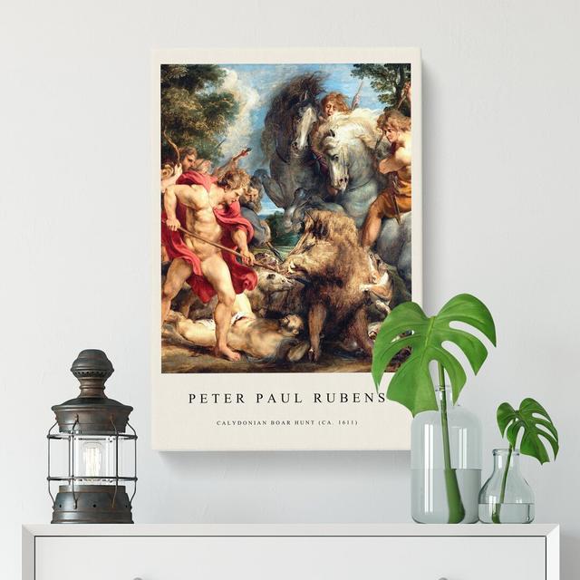 Attack by Peter Paul Rubens - Wrapped Canvas Painting East Urban Home Size: 76cm H x 50cm W x 3cm D on Productcaster.