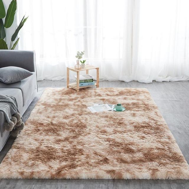 Chale Shaggy Beige Area Rug 17 Stories Rug Size: Rectangle 120 x 170cm on Productcaster.