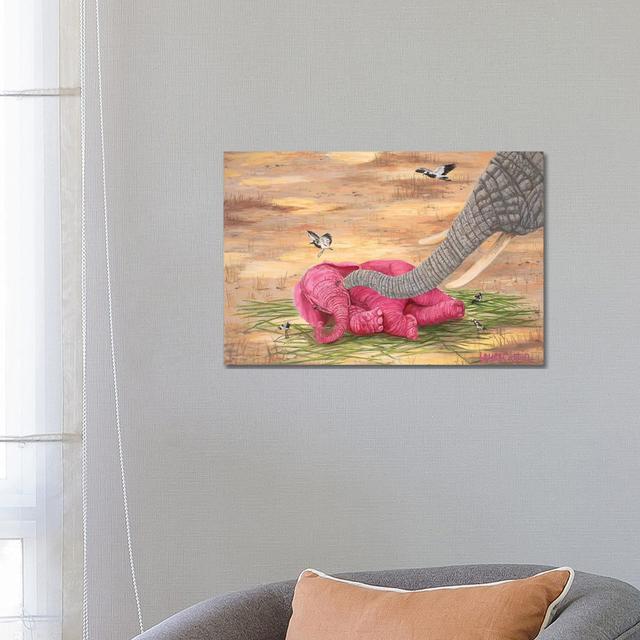 Tickle Me by Laura Curtin - Wrapped Canvas Gallery-Wrapped Canvas Giclée Latitude Vive Size: 45.72cm H x 66.04cm W x 1.9cm D on Productcaster.