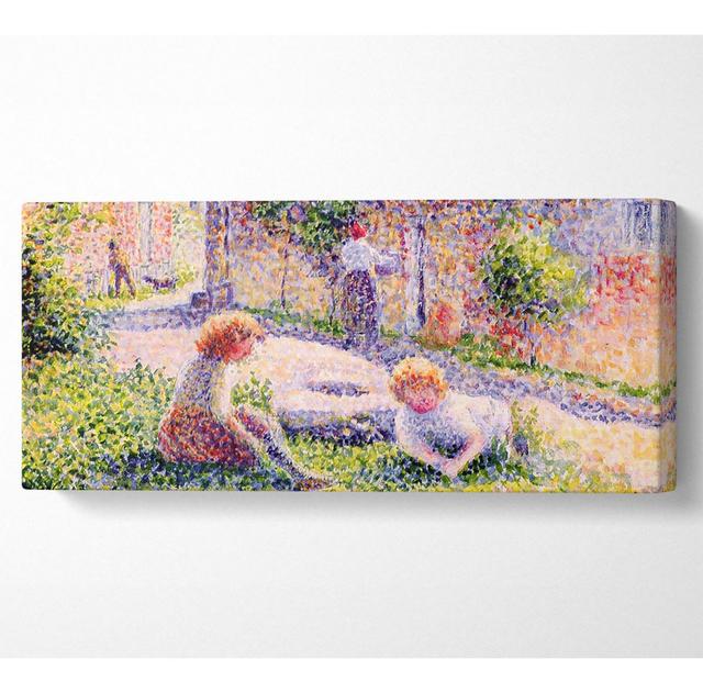 Pissarro Kinder auf dem Bauernhof - Kunstdrucke auf Leinwand Rosalind Wheeler Größe: 50,8 cm H x 121,9 cm B x 10 cm T on Productcaster.