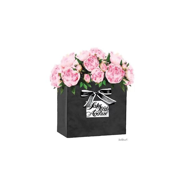 Leinwandbild - Gemälde „Saks 5th Bag with Pink Peony” von Amanda Greenwood Fairmont Park Format: Leinwandbild, Größe: 101,06 cm H x 66,04 cm B x 1,91 on Productcaster.