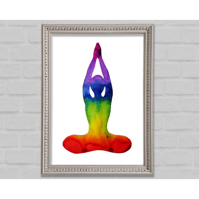 Chakra Colours 1 Framed Print Bright Star Size: 141.4cm H x 100cm W x 3cm D on Productcaster.