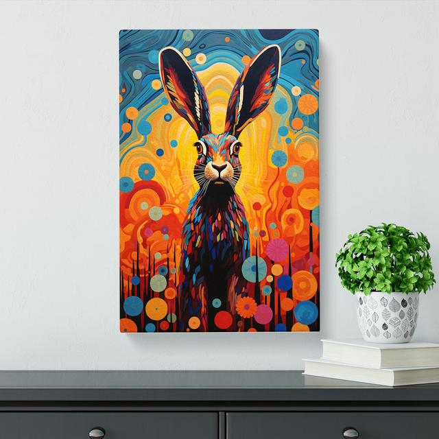 Hare Colour Field - Art Prints Brambly Cottage Size: 50cm H x 35cm W x 3cm D on Productcaster.