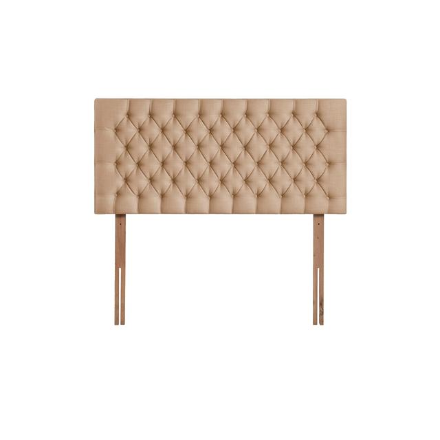 Hedding Upholstered Headboard Astoria Grand Colour: Oatmeal, Size: Double (4'6) on Productcaster.