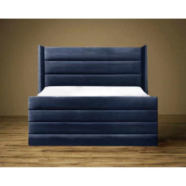 Tomasi Upholstered Bed Fairmont Park Size: Single (3'), Upholstery: Charcoal on Productcaster.