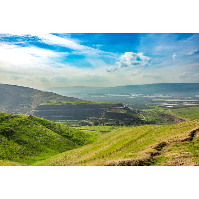 Golan Heights and View of Galilee Mountains, Israel - Wrapped Canvas Photograph Union Rustic Size: 20cm H x 30cm W x 3.8cm D on Productcaster.