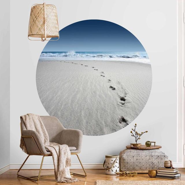 Daniel Matte Peel and Stick Mural Highland Dunes Size: 100cm L x 100cm W on Productcaster.