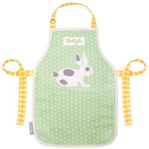 Rabbit Kids Apron Zoomie Kids Size: 6-13 Years, Colour: Pea Green on Productcaster.