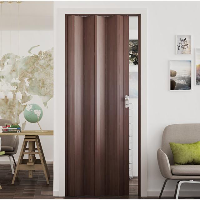 Astala 3D PVC Sliding Door Symple Stuff Door Finish: Walnut on Productcaster.