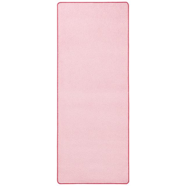 Fancy Teppich - Kurzflor Wohnzimmerteppich für Wohnzimmer, Schlafzimmer, Esszimmer - Rosa Hanse Home Teppichgröße: Läufer 80 x 200 cm on Productcaster.