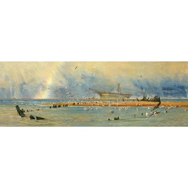 The Goodwin Sands by William Lionel Wyllie - Painting Print House of Hampton Format: Unframed Paper, Size: 70 cm H x 100 cm W x 0.2 cm D on Productcaster.