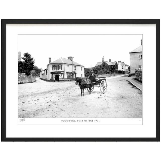 'Woodbury, Post Office 1906' by Francis Frith - Picture Frame Photograph Print on Paper The Francis Frith Collection Size: 45cm H x 60cm W x 2.3cm D on Productcaster.