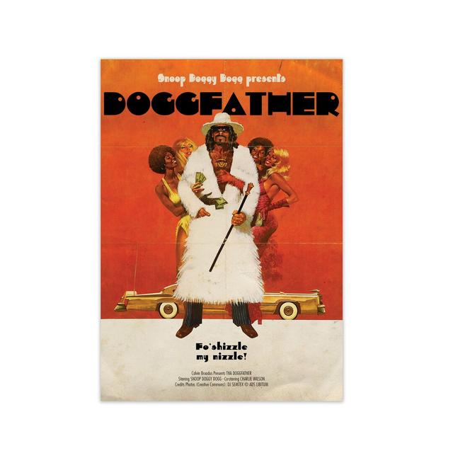 Doggfather Snoop Dogg by David Redon - Print George Oliver Frame Option: No Frame, Size: 29.7 cm H x 21 cm W x 1 cm D on Productcaster.