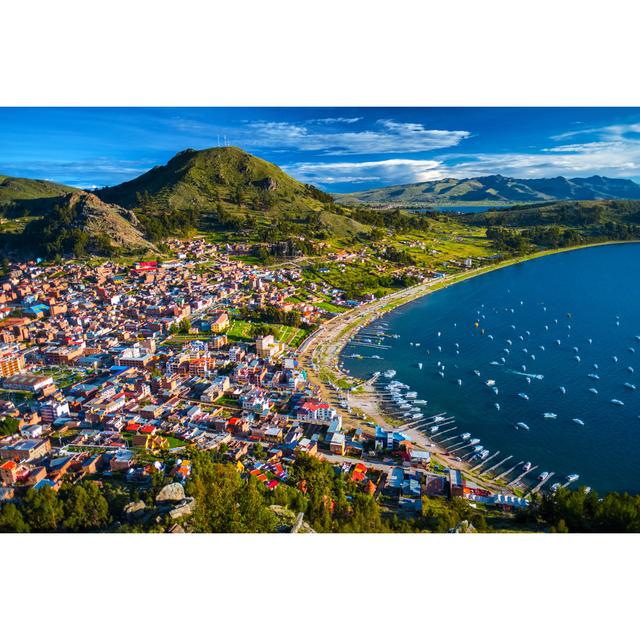 Town of Copacabana - Wrapped Canvas Photograph Alpen Home Size: 61cm H x 91cm W x 3.8cm D on Productcaster.