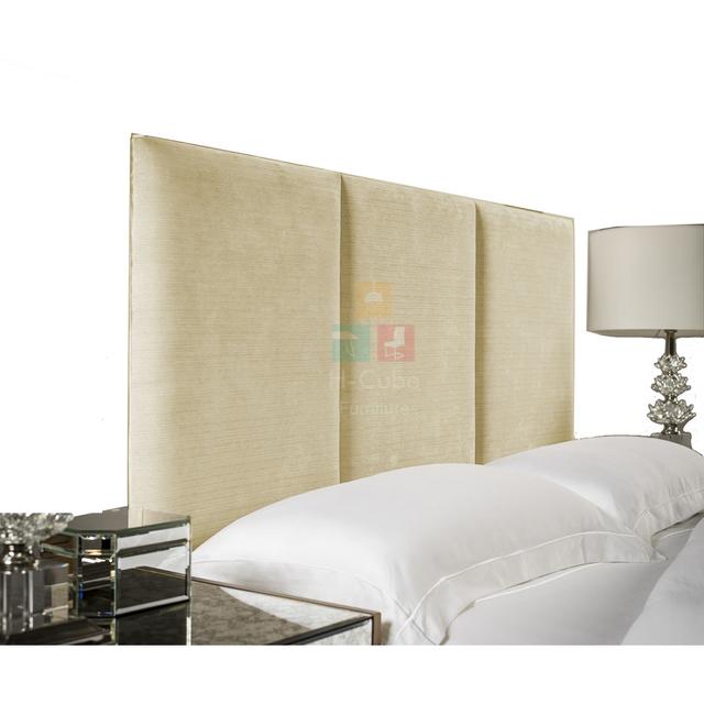 Alton Super King ( 6') Upholstered Headboard H-Cube Colour: Cream on Productcaster.