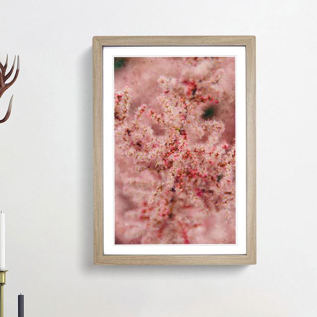 Cherry Blossom - Picture Frame Painting Print East Urban Home Size: 87cm H x 62cm W x 2cm D, Frame Option: Oak Framed on Productcaster.