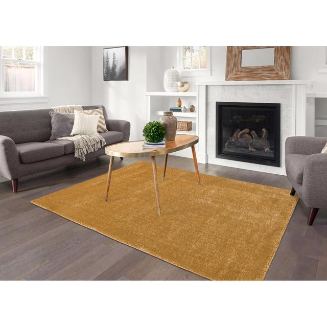 Donata Gold Rug Latitude Run Rug Size: Rectangle 120 x 170cm on Productcaster.