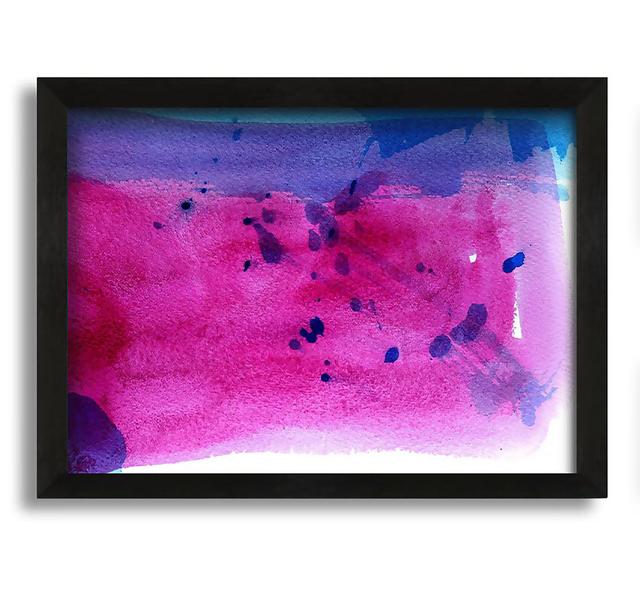 Rain Splats - Picture Frame Painting on Canvas Metro Lane on Productcaster.