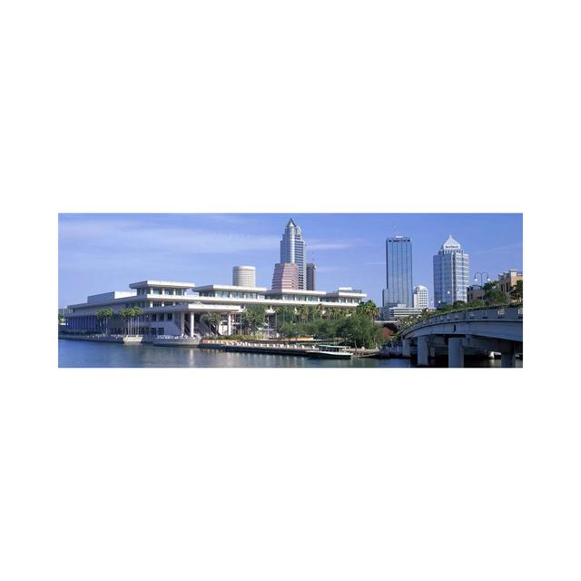 Tampa Convention Center, Skyline, Tampa, Florida, USA - Wrapped Canvas Panoramic Photograph Ebern Designs Size: 30.48cm H x 91.44cm W x 3.81cm D on Productcaster.