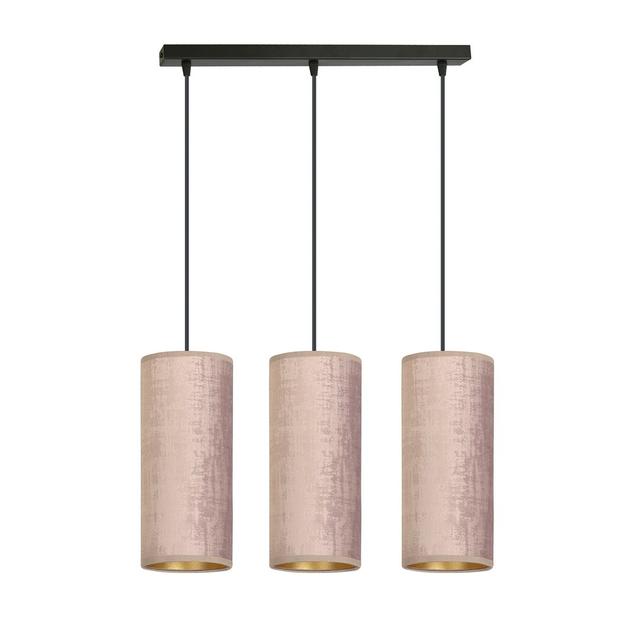 Ealidh 3 - Light Kitchen Island Cylinder Pendant Ebern Designs Shade Colour: Pink on Productcaster.