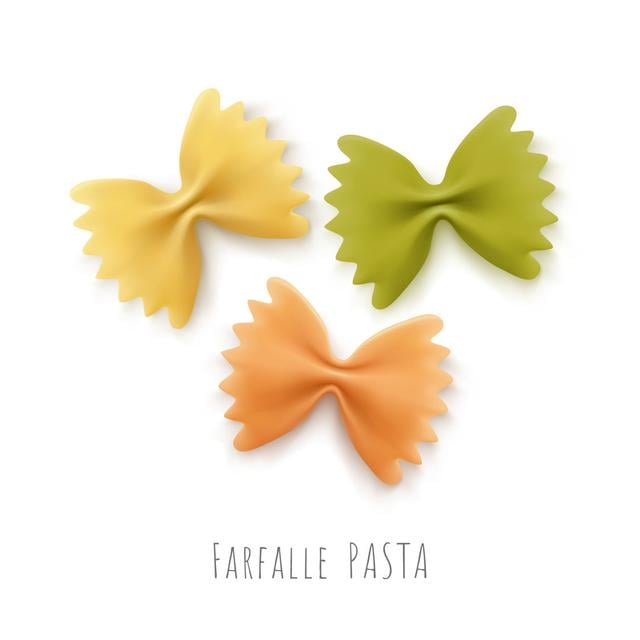 Farfalle Pasta Rosalind Wheeler Size: 122cm H x 122cm W x 3.8cm D on Productcaster.