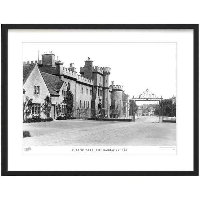 Cirencester, The Barracks 1898 by Francis Frith - Single Picture Frame Print The Francis Frith Collection Size: 60cm H x 80cm W x 2.3cm D on Productcaster.