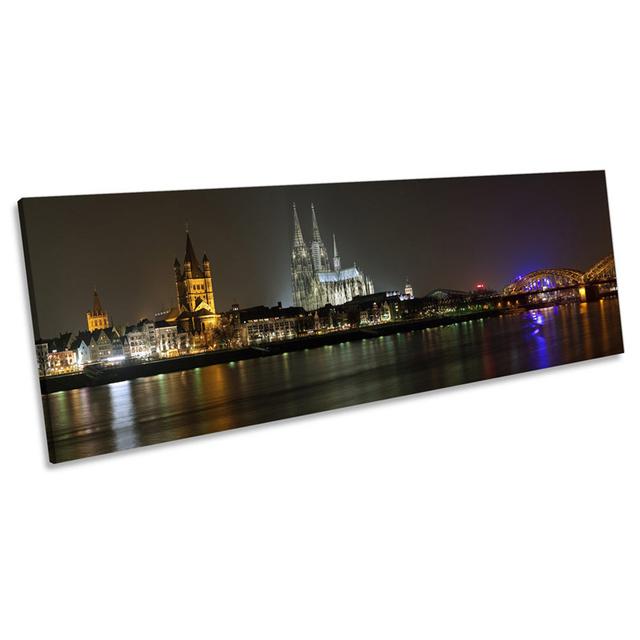 Cologne Cathedral Germany - Wrapped Canvas Panoramic Print 17 Stories Size: 40.64cm H x 121.92cm W x 2cm D on Productcaster.