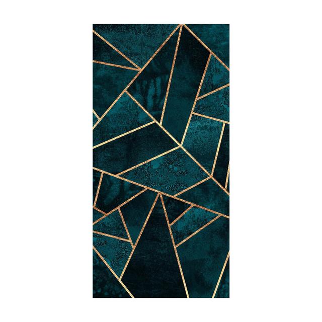 Norridge Power Loomed Turquoise Rug Canora Grey Rug Size: Rectangle 60 x 120cm on Productcaster.