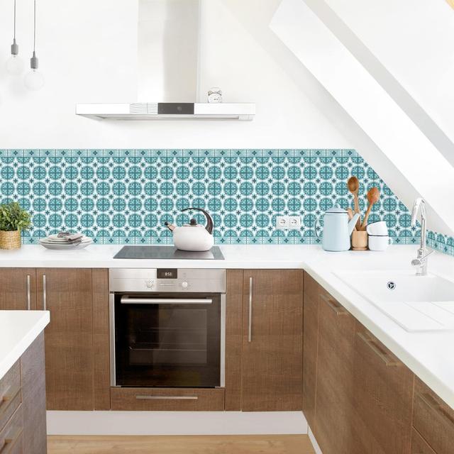 Critchlow x 150cm PVC Tile Latitude Vive Colour: Turquoise on Productcaster.