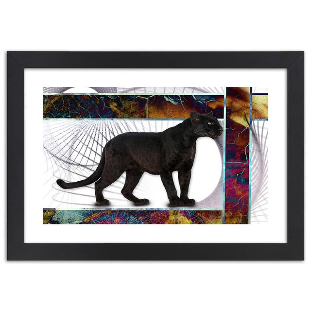 Leopard Animals - Single Picture Frame Print World Menagerie Format: Black, Size: 70cm H x 100cm W on Productcaster.